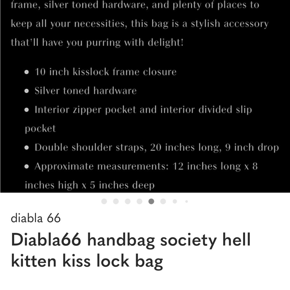 Diabla66 hand bag - Picture 3 of 5